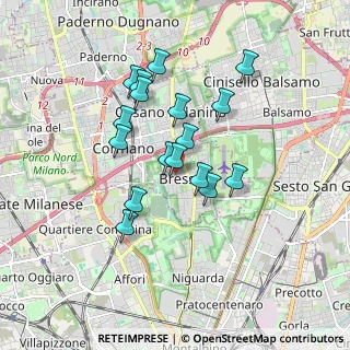 Mappa Via Maggiore Giuseppe Galliano, 20091 Bresso MI, Italia (1.45941)