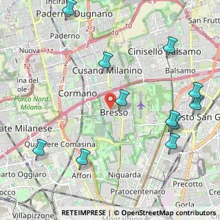 Mappa Via Galliano, 20091 Bresso MI, Italia (2.64455)