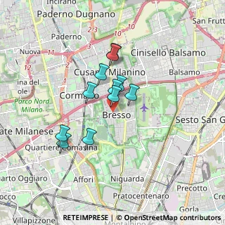 Mappa Via Galliano, 20091 Bresso MI, Italia (1.30182)