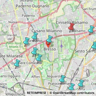 Mappa Via Galliano, 20091 Bresso MI, Italia (2.77167)