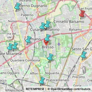 Mappa Via Galliano, 20091 Bresso MI, Italia (2.62091)