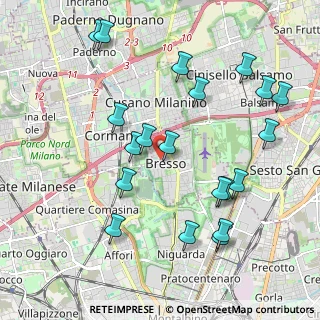 Mappa Via Maggiore Giuseppe Galliano, 20091 Bresso MI, Italia (2.211)