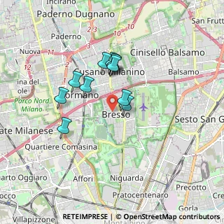 Mappa Via Galliano, 20091 Bresso MI, Italia (1.36727)