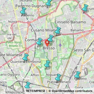 Mappa Via Galliano, 20091 Bresso MI, Italia (2.78182)