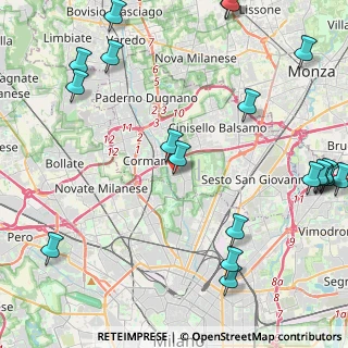 Mappa Via Maggiore Giuseppe Galliano, 20091 Bresso MI, Italia (6.169)