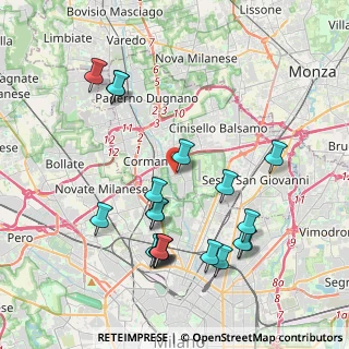 Mappa Via Maggiore Giuseppe Galliano, 20091 Bresso MI, Italia (4.2535)