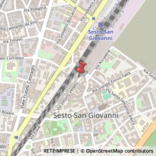 Mappa Via Vittorio Veneto, 101, 20099 Sesto San Giovanni, Milano (Lombardia)