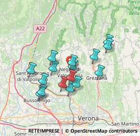 Mappa Via Osteria Vecchia, 37024 Negrar VR, Italia (6.12938)