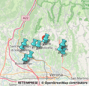 Mappa Via Osteria Vecchia, 37024 Negrar VR, Italia (6.24462)