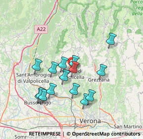 Mappa Via Osteria Vecchia, 37024 Negrar VR, Italia (6.63267)