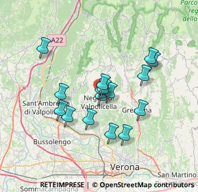Mappa Via Osteria Vecchia, 37024 Negrar VR, Italia (5.6625)