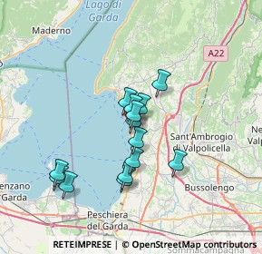 Mappa Via A. Gritti, 37011 Bardolino VR, Italia (5.46357)