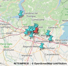 Mappa Via Giuseppe Verdi, 25122 Brescia BS, Italia (7.20923)