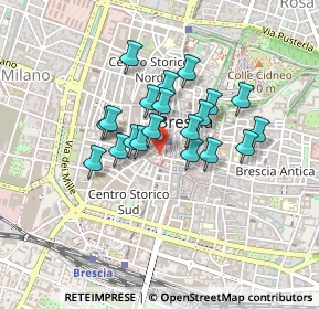 Mappa Via Giuseppe Verdi, 25122 Brescia BS, Italia (0.3175)