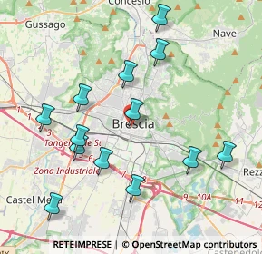 Mappa Via Giuseppe Verdi, 25122 Brescia BS, Italia (4.13692)