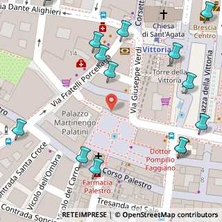 Mappa Piazza del Mercato, 25121 Brescia BS, Italia (0.113)