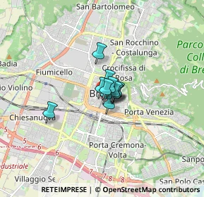 Mappa Vicolo del Capriccio, 25122 Brescia BS, Italia (0.5775)