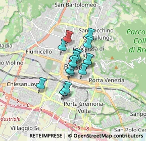 Mappa Vicolo del Capriccio, 25122 Brescia BS, Italia (0.94353)