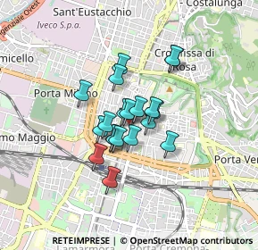 Mappa Vicolo del Capriccio, 25122 Brescia BS, Italia (0.5395)