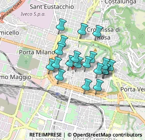 Mappa Via Giuseppe Verdi, 25122 Brescia BS, Italia (0.6255)