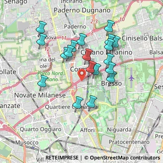 Mappa Via Giovanni Cimabue, 20032 Cormano MI, Italia (1.71895)