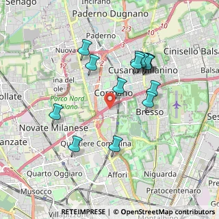 Mappa Via Giovanni Cimabue, 20032 Cormano MI, Italia (1.75714)