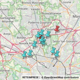 Mappa Via Giovanni Cimabue, 20032 Cormano MI, Italia (2.76091)