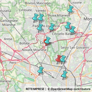 Mappa Via Giovanni Cimabue, 20032 Cormano MI, Italia (4.40333)