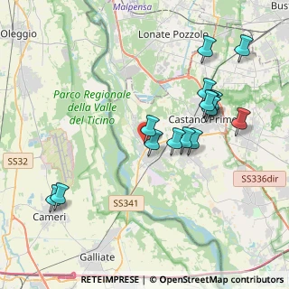 Mappa Via Giosuè Carducci, 20029 Turbigo MI, Italia (3.96333)
