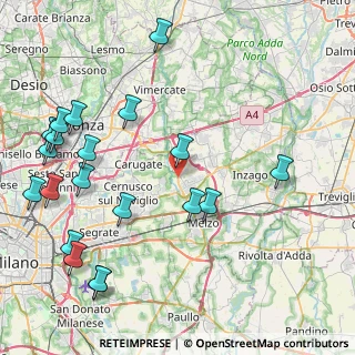 Mappa Strada Provinciale 13 Melzo-Monza Km. 9, 20064 Gorgonzola MI, Italia (10.59)