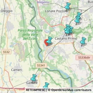 Mappa Via Nosate, 20029 Turbigo MI, Italia (6.45615)