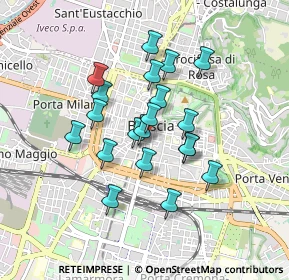 Mappa Piazza della Vittoria, 25122 Brescia BS, Italia (0.7025)