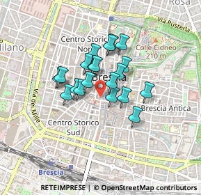 Mappa Piazza della Vittoria, 25122 Brescia BS, Italia (0.292)