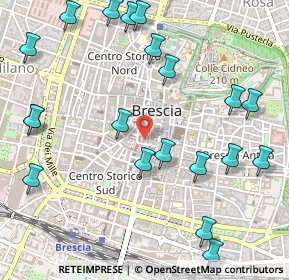 Mappa Piazza della Vittoria, 25122 Brescia BS, Italia (0.648)