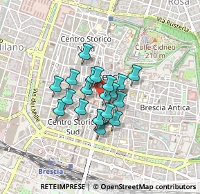 Mappa Via IV Novembre, 25122 Brescia BS, Italia (0.267)