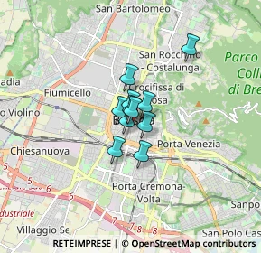 Mappa Via Autoparco BS Est., 25122 Brescia BS, Italia (0.74909)