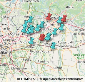 Mappa Via Badalasco, 24045 Fara Gera d'Adda BG, Italia (10.72333)