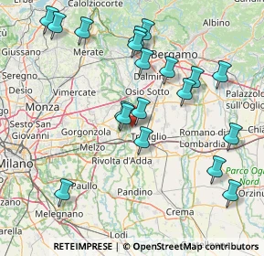 Mappa Via Badalasco, 24045 Fara Gera d'Adda BG, Italia (16.88737)