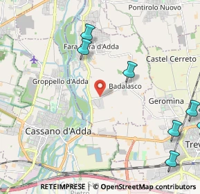 Mappa Via Badalasco, 24045 Fara Gera d'Adda BG, Italia (3.42455)