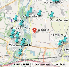Mappa Via Badalasco, 24045 Fara Gera d'Adda BG, Italia (2.8625)