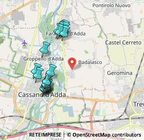 Mappa Via Badalasco, 24045 Fara Gera d'Adda BG, Italia (1.889)