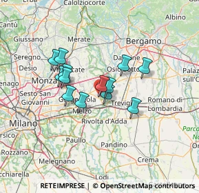 Mappa Via Guglielmo Marconi, 20065 Inzago MI, Italia (10.00154)