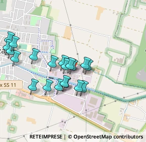 Mappa Via Guglielmo Marconi, 20065 Inzago MI, Italia (0.4385)