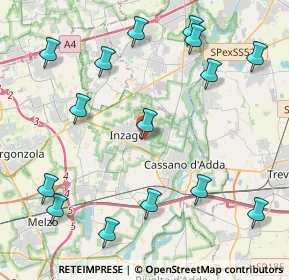 Mappa Via Guglielmo Marconi, 20065 Inzago MI, Italia (5.124)