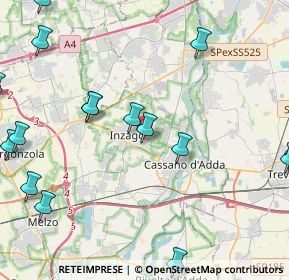 Mappa Via Guglielmo Marconi, 20065 Inzago MI, Italia (6.239)