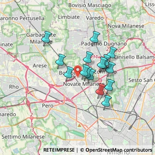 Mappa Via Stelvio, 20026 Novate Milanese MI, Italia (2.7375)