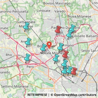 Mappa Via Stelvio, 20026 Novate Milanese MI, Italia (4.01714)