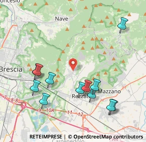 Mappa Via Valverde, 25082 Botticino BS, Italia (4.43083)