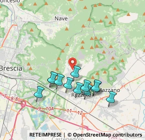 Mappa Via Valverde, 25082 Botticino BS, Italia (3.3325)