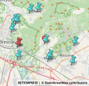 Mappa Via Valverde, 25082 Botticino BS, Italia (4.82154)